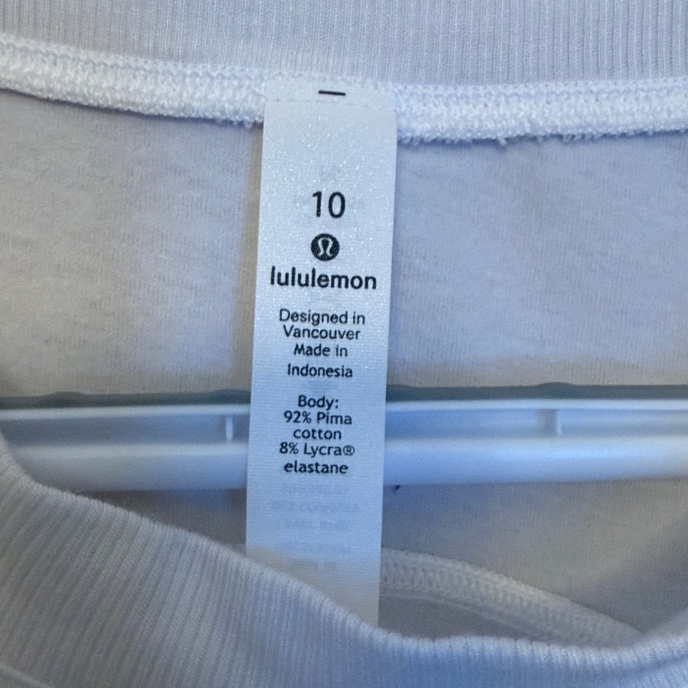 Lululemon Athletica White Ruched Tank Top - Picture 2 of 3